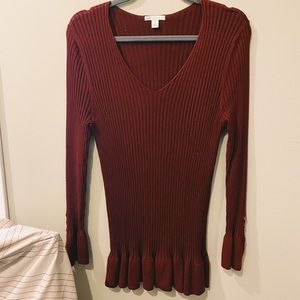 Maroon sweater